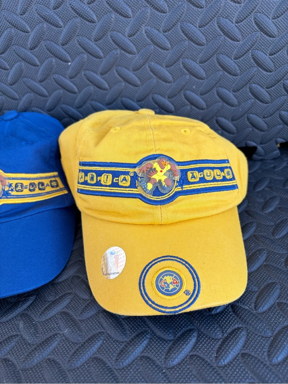 América  Aguilas Yellow Cotton Baseball Cap with Team Crest Unixes